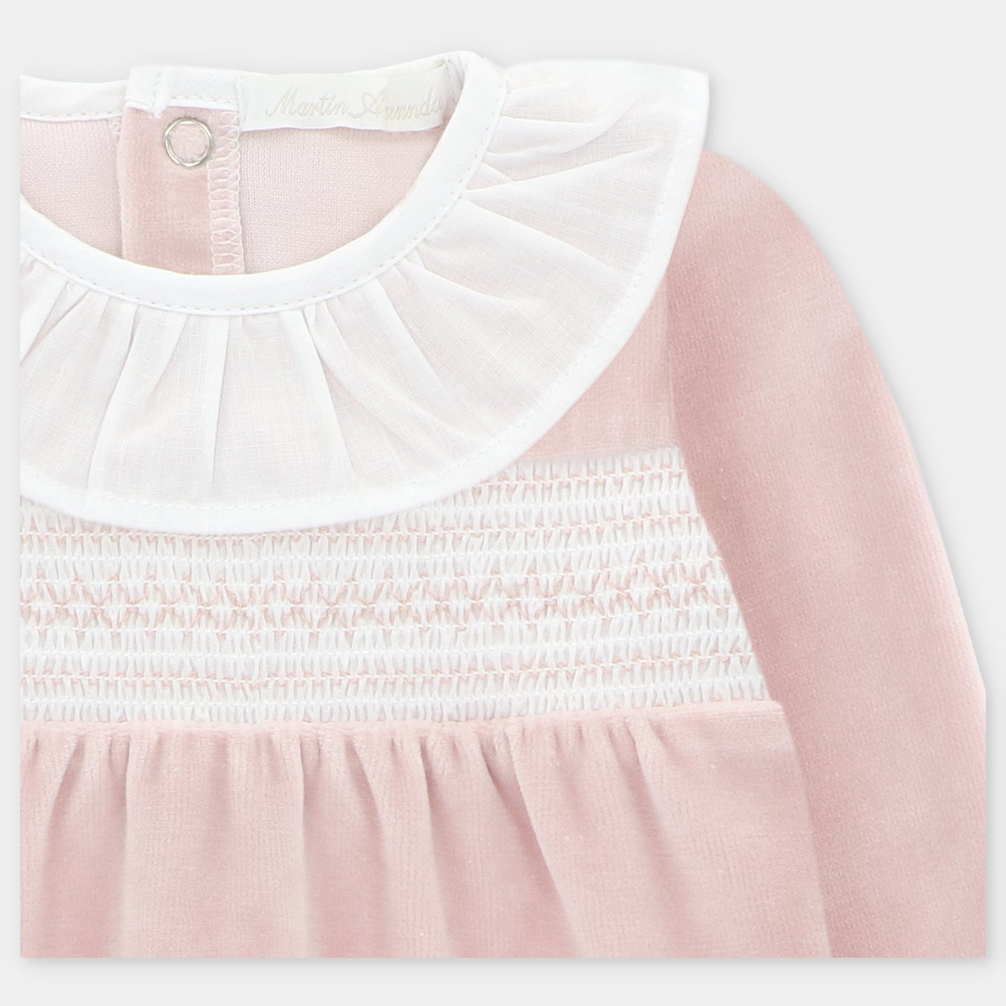 PELELE LARGO TERCIOPELO SMOCK NIÑA