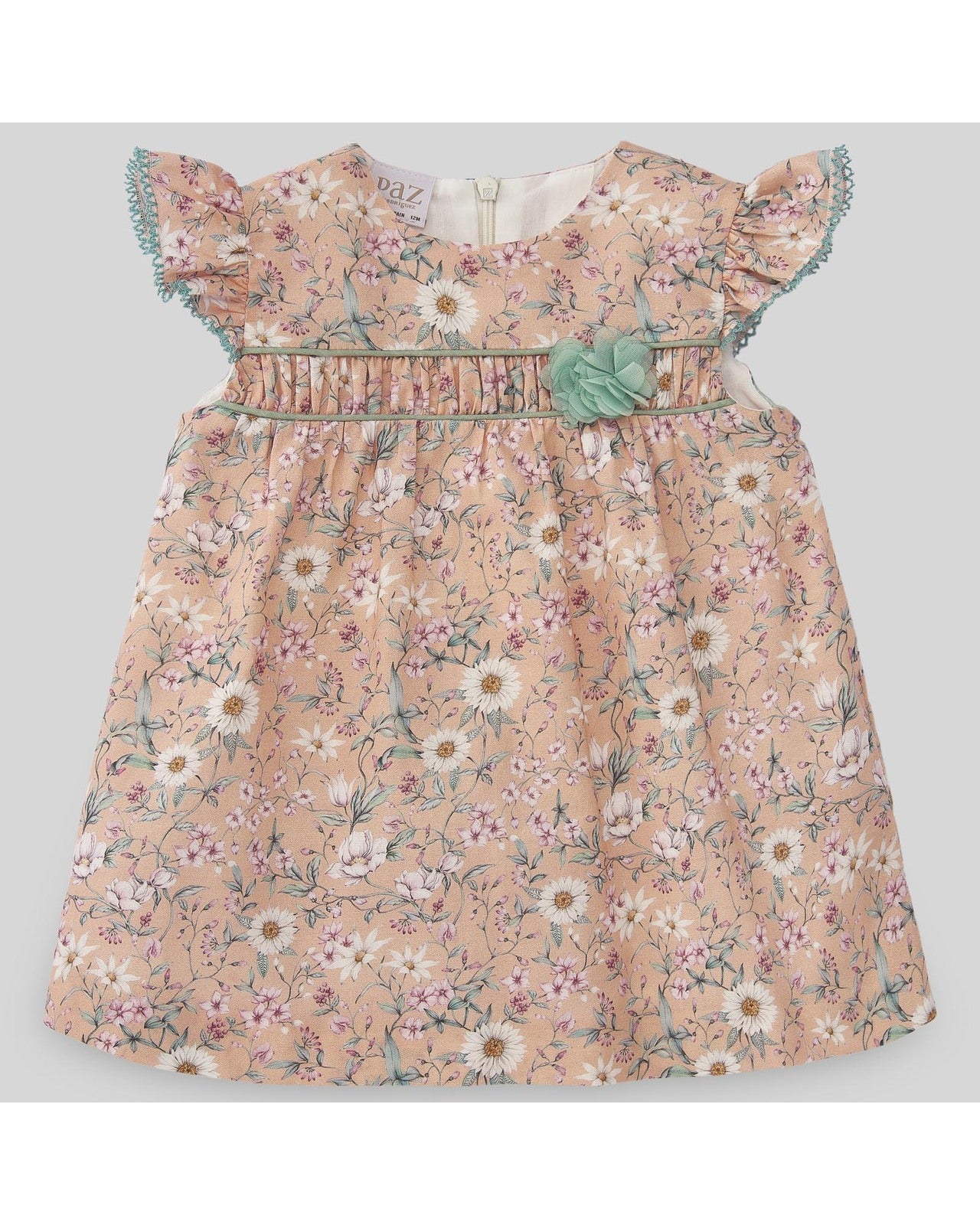 "MANDARIN" PRINTED DRESS