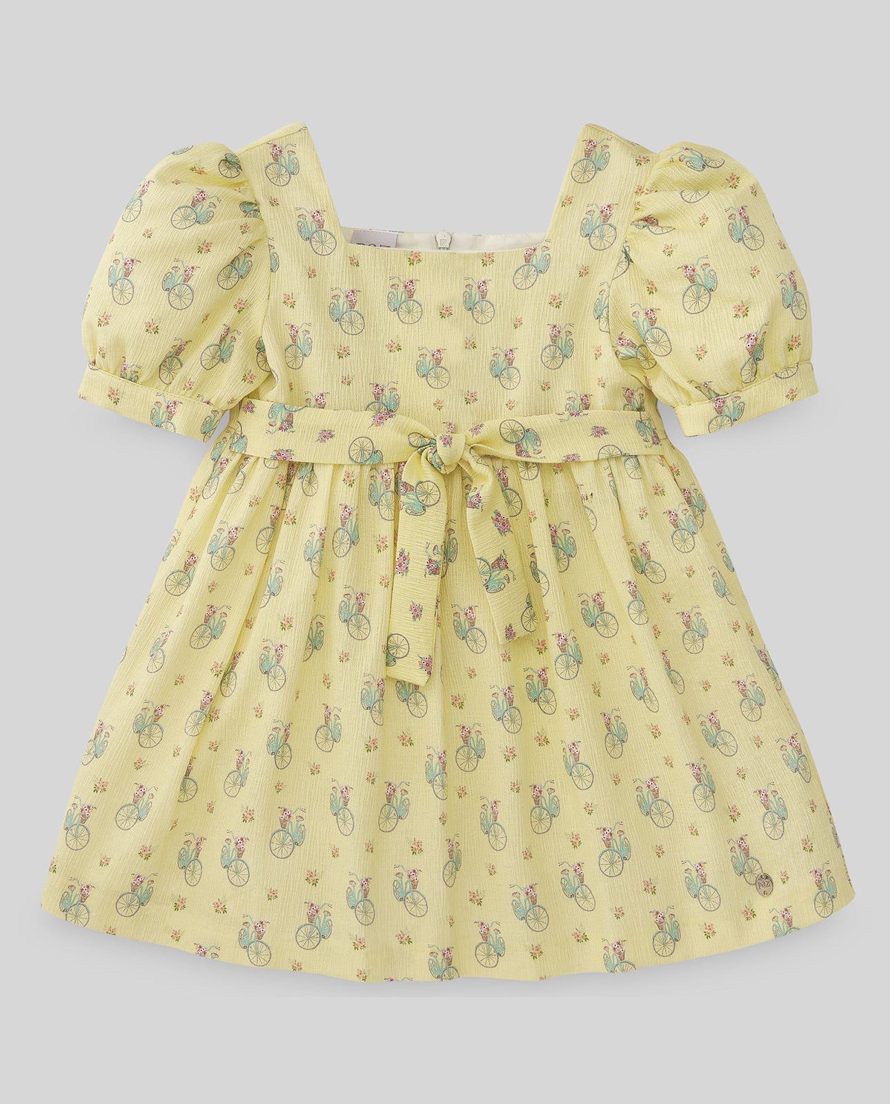 "BICYCLE" PRINTED CHILDREN'S DRESS