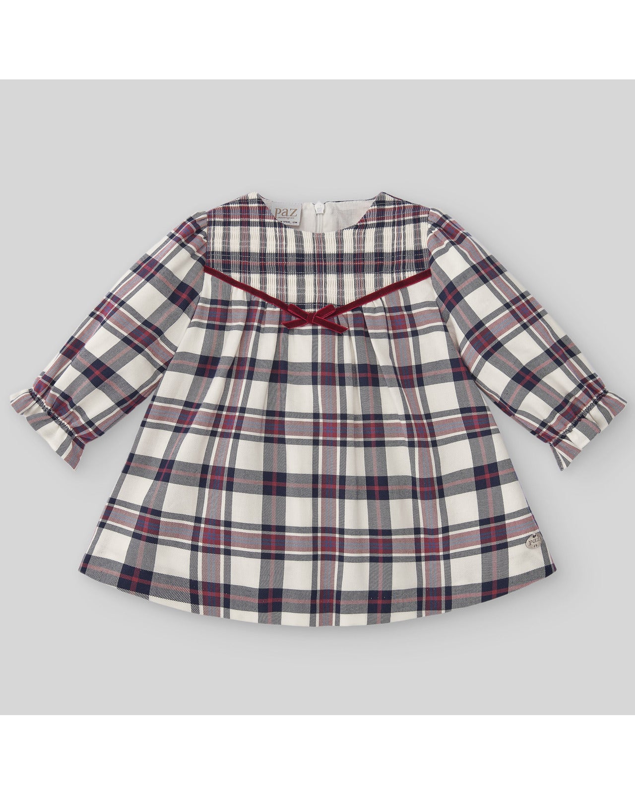 CHECKERED DRESS "CHRISTMAS FW 23-24"
