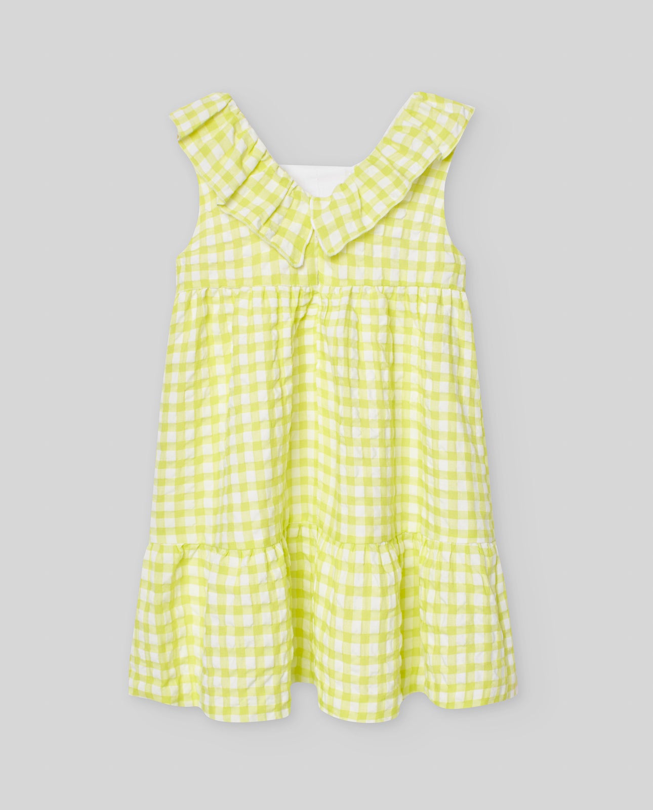 CHILDREN'S SEERSUCKER DRESS "SPINNING TOP"