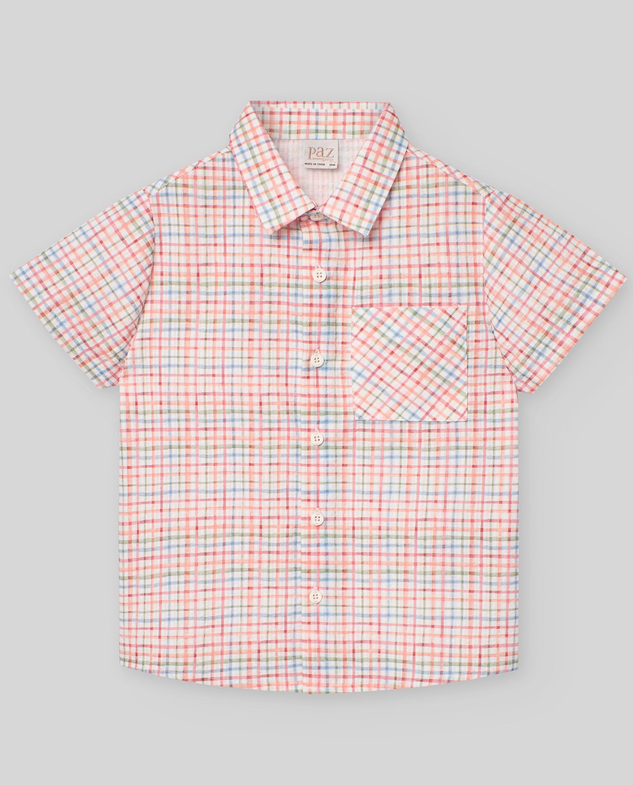 KARIERTES KINDERHEMD M/C "FARM"