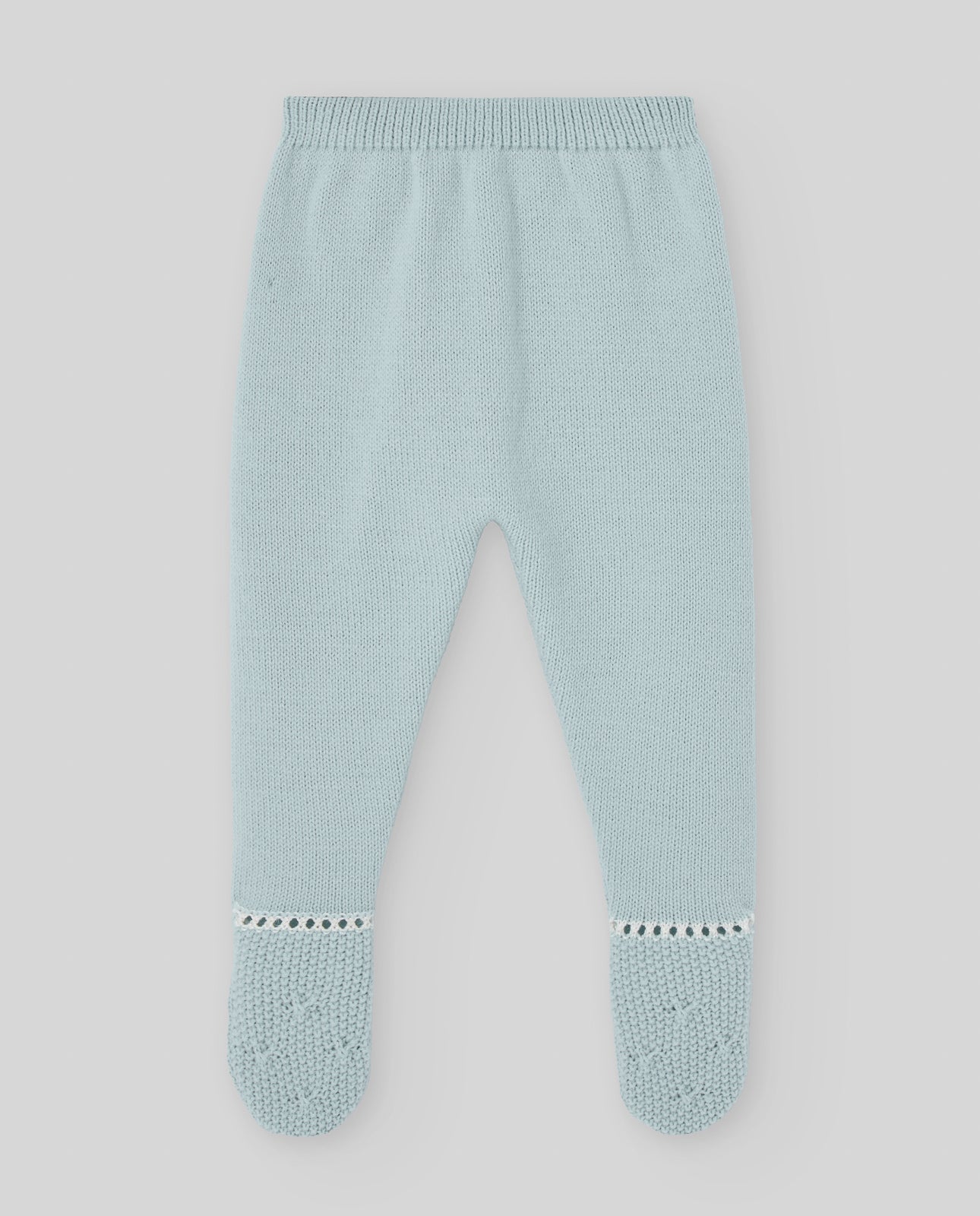 CONJUNTO DE PUNTO JUBON Y POLAINA "SEMILLA"