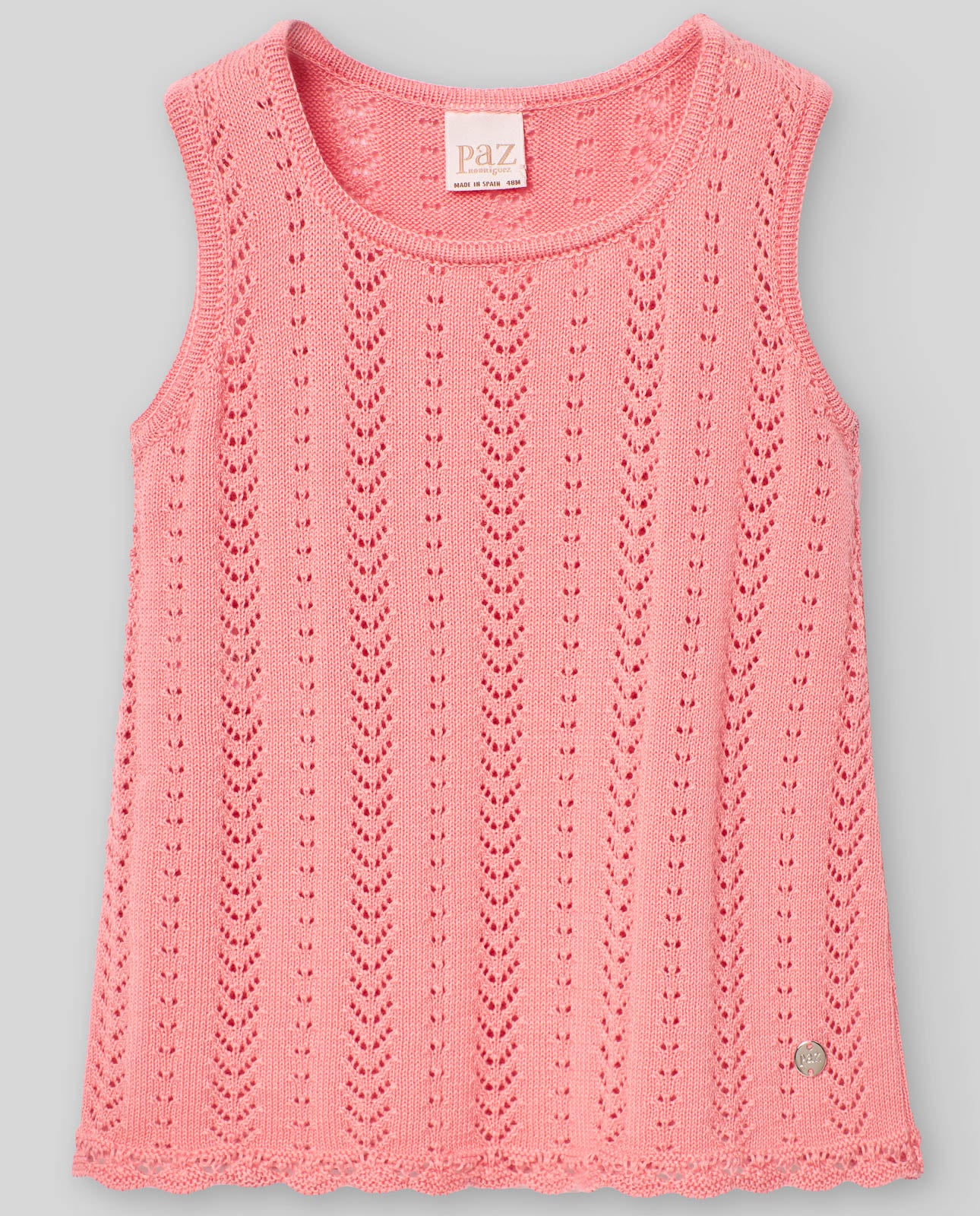 KINDER STRICKTOP T-SHIRT "BAUERNHOF"