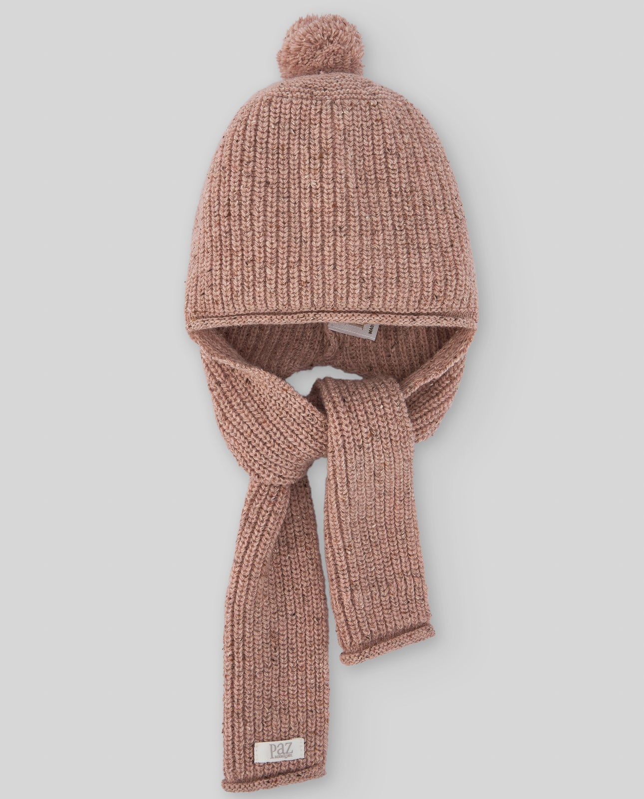 GORRO BUFANDA POMPON "DEVA"