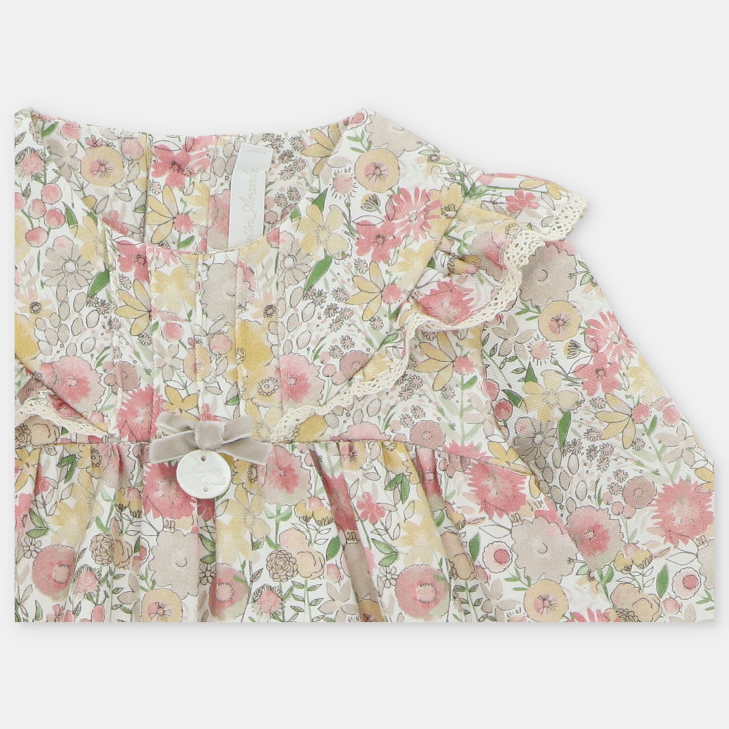 CONJUNTO VESTIDO BRAGA TELA NIÑA SHERWOOD