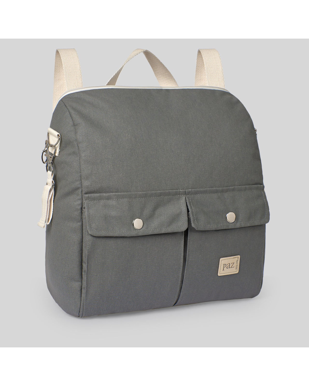 COLORFUL FAUX LEATHER BACKPACK WITH REMOVABLE HANDLE (34x15x35H) "WESTY"