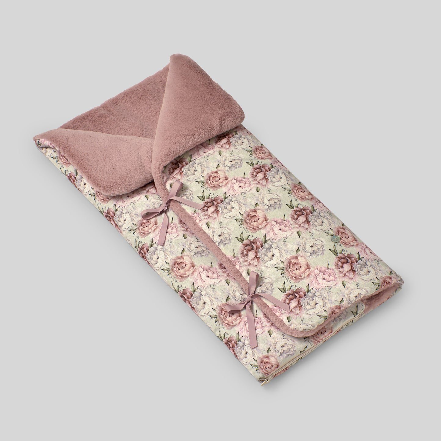 NANA FABRIC/FUR BAG "BOUQUET"