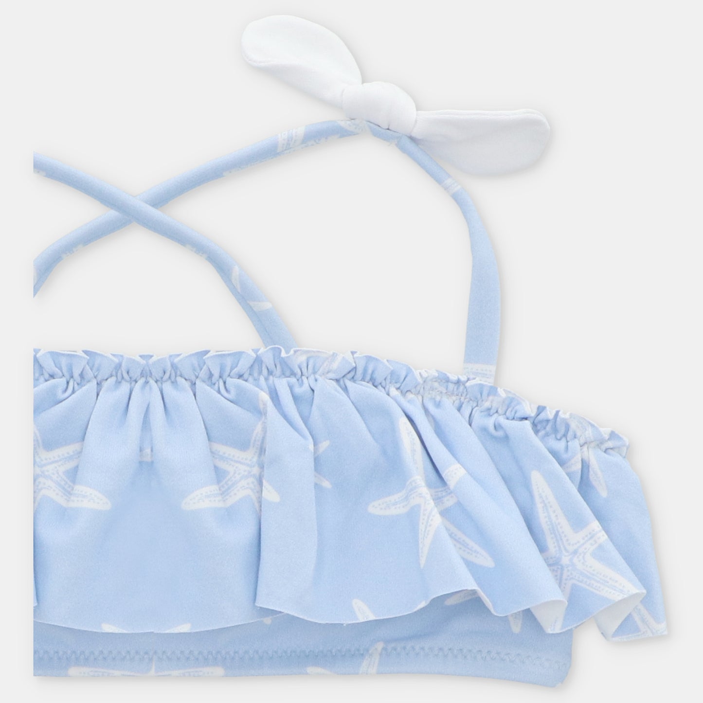 STAR GIRL'S BIKINI IN HELLBLAU UND WEISS