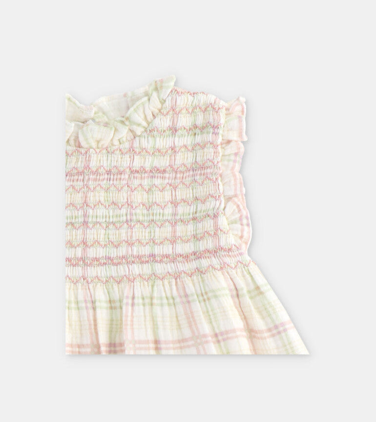 FRESONARA MARTIN ARANDA KARIERTES STOFFKLEID