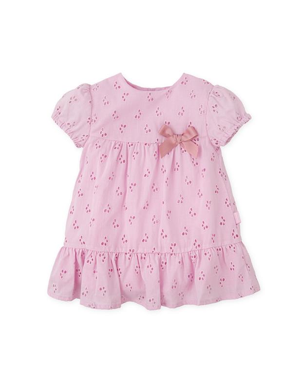 VESTIDO VOILE MARIPOSAS MALVA