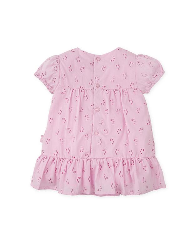 VESTIDO VOILE MARIPOSAS MALVA