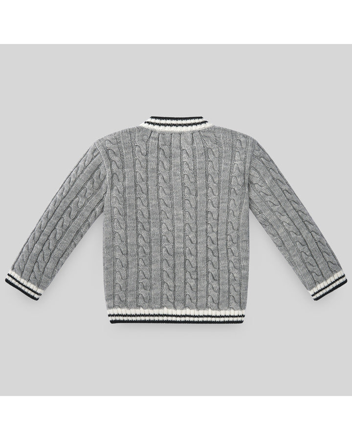CHILDREN'S V-NECK SWEATER "EIFFEL TOWER"
