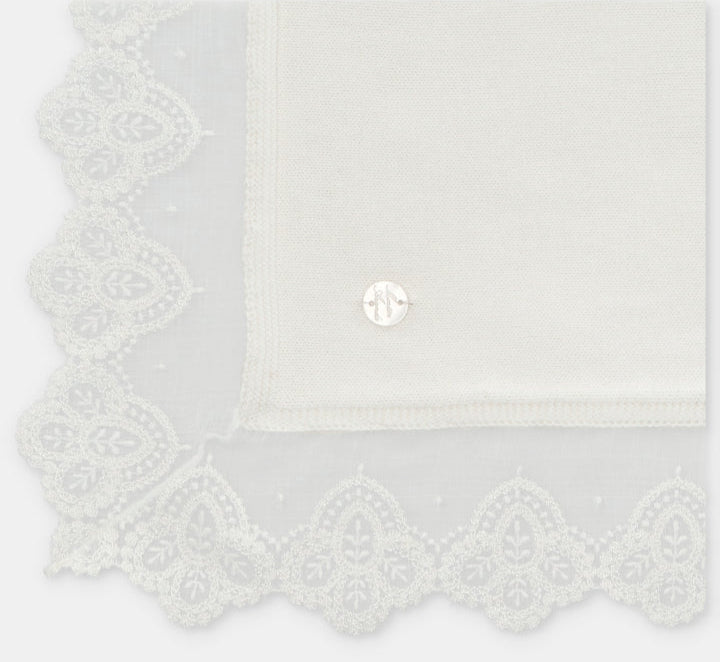 FIRENZE STITCH BAPTISM SHAWL