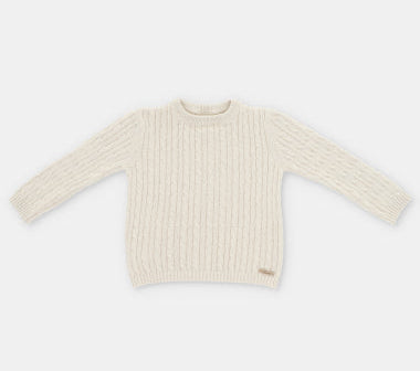 SALVE MA UNISEX KNITTED CABLE SWEATER