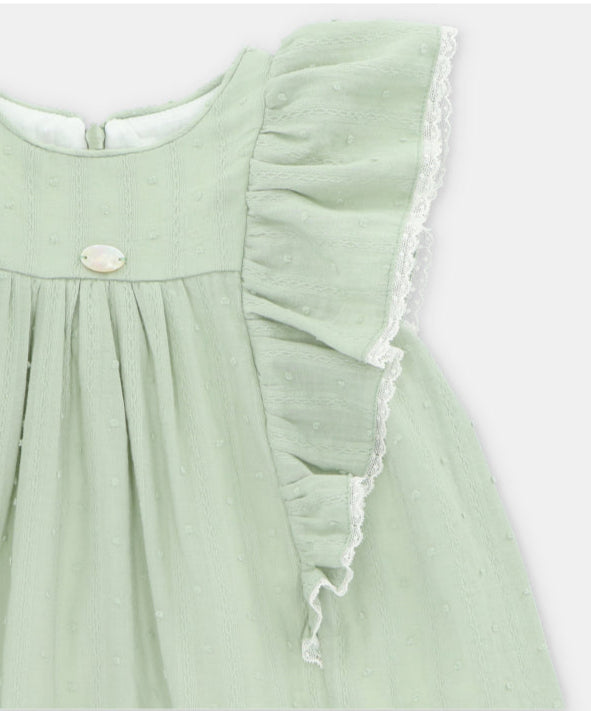 PLUMETI PALMI GIRL'S FABRIC DRESS