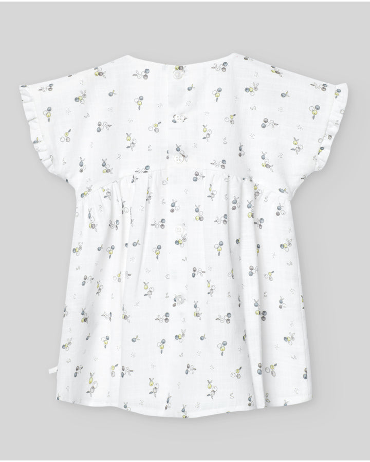 KLEID MIT „POMBA“-DRUCK