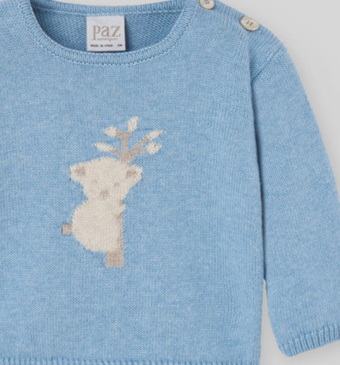 JERSEY EN PUNTO JACQUARD "KOALA"