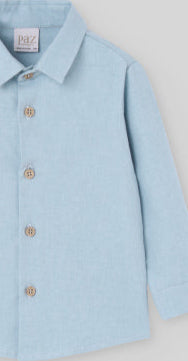 CAMISA TELA LISA BEBE INFANTIL "QUINTA"