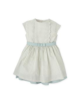 SEA GREEN STRIPED DRESS