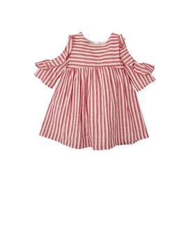 RED STRIPED DRESS