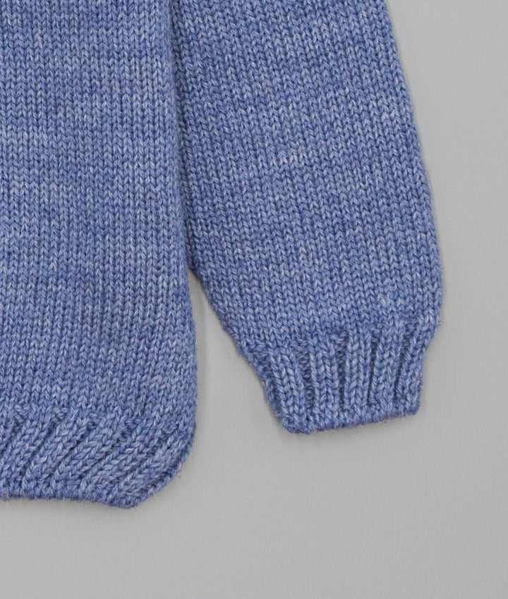 JERSEY AZUL CON GRECA LANA MERINO