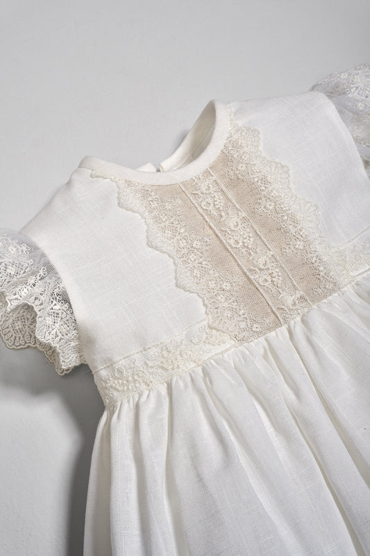 VESTIDO BAUTIZO CEREMONIA CON CUBREPAÑAL