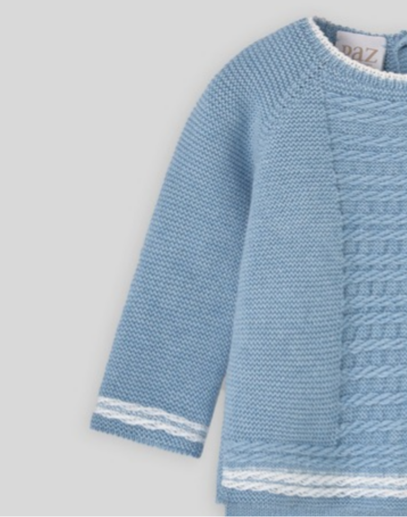 "VERNE" BOY'S ALG/CASH SWEATER+LEGGERS