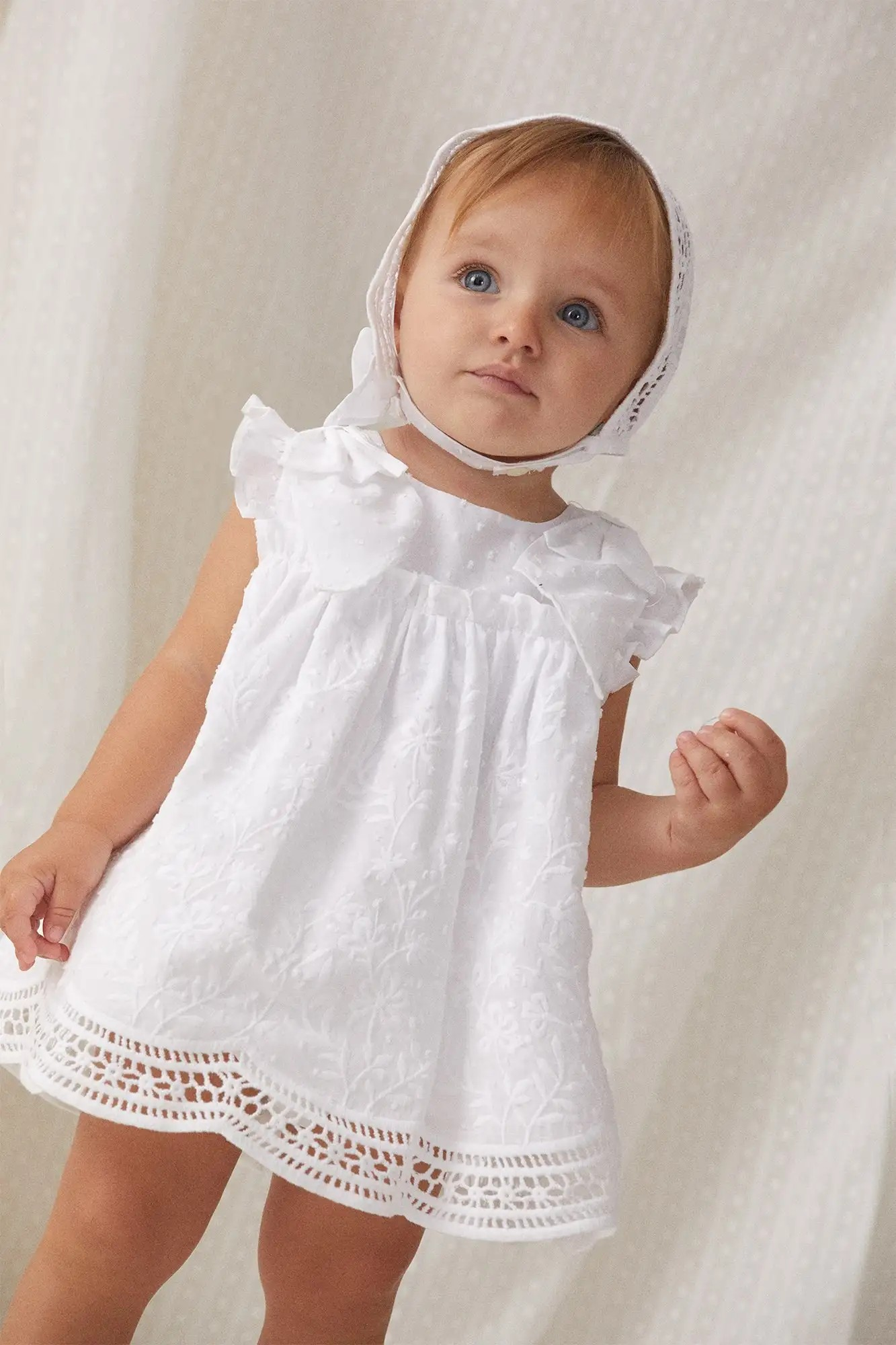 EMBROIDERED COTTON DRESS