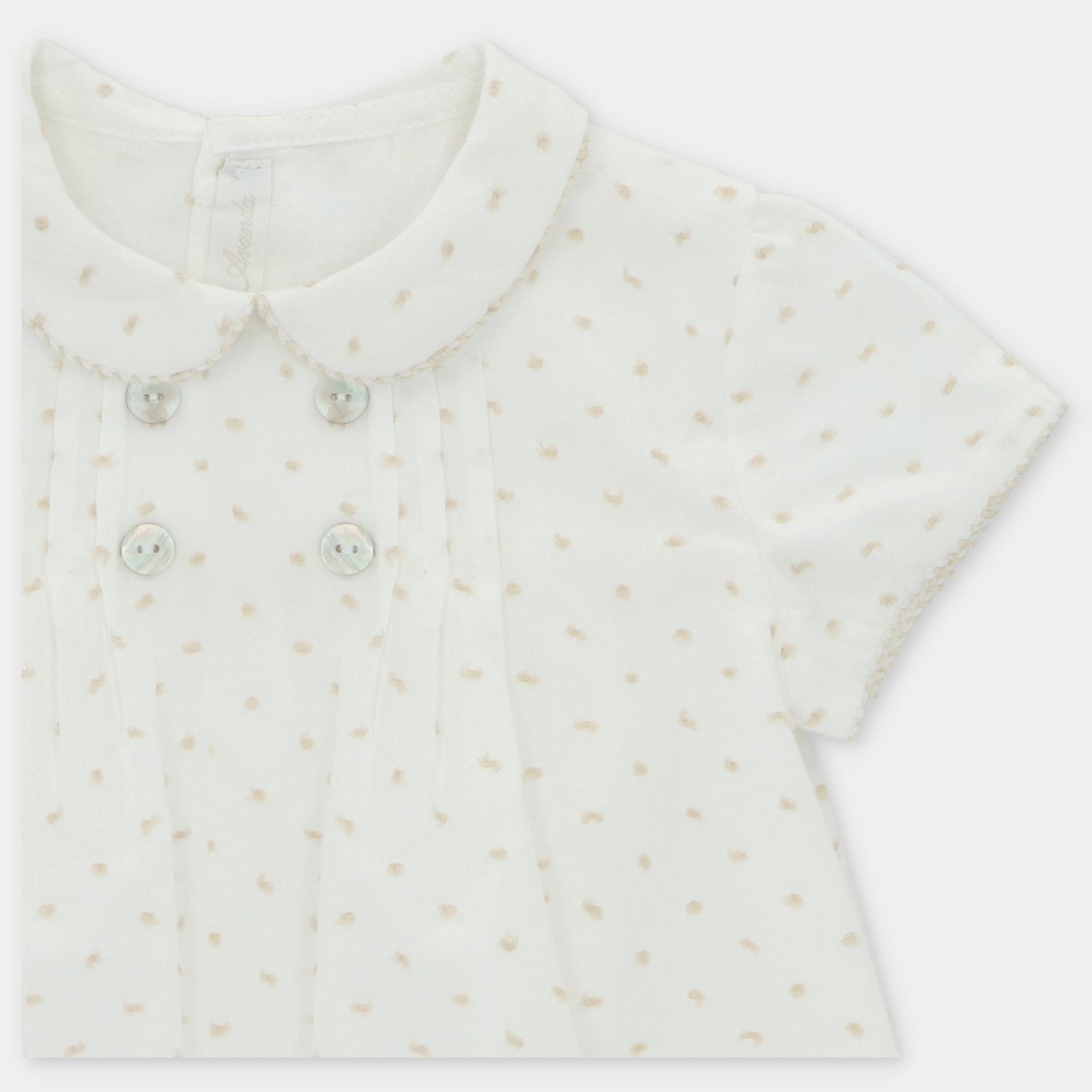 VOLTERR CHILDREN'S PLUMETI FABRIC ROMPER