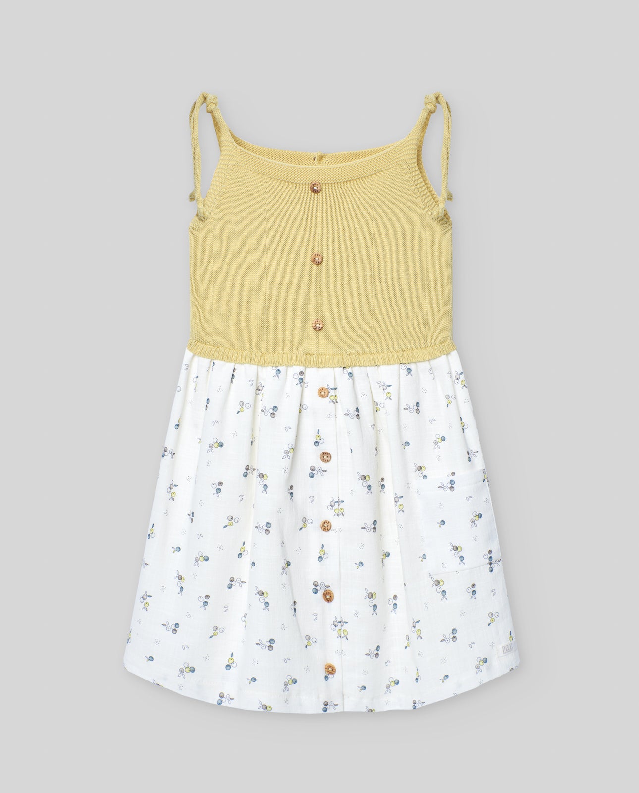 PTO/KNEE-LENGTH FABRIC DRESS "POMBA"