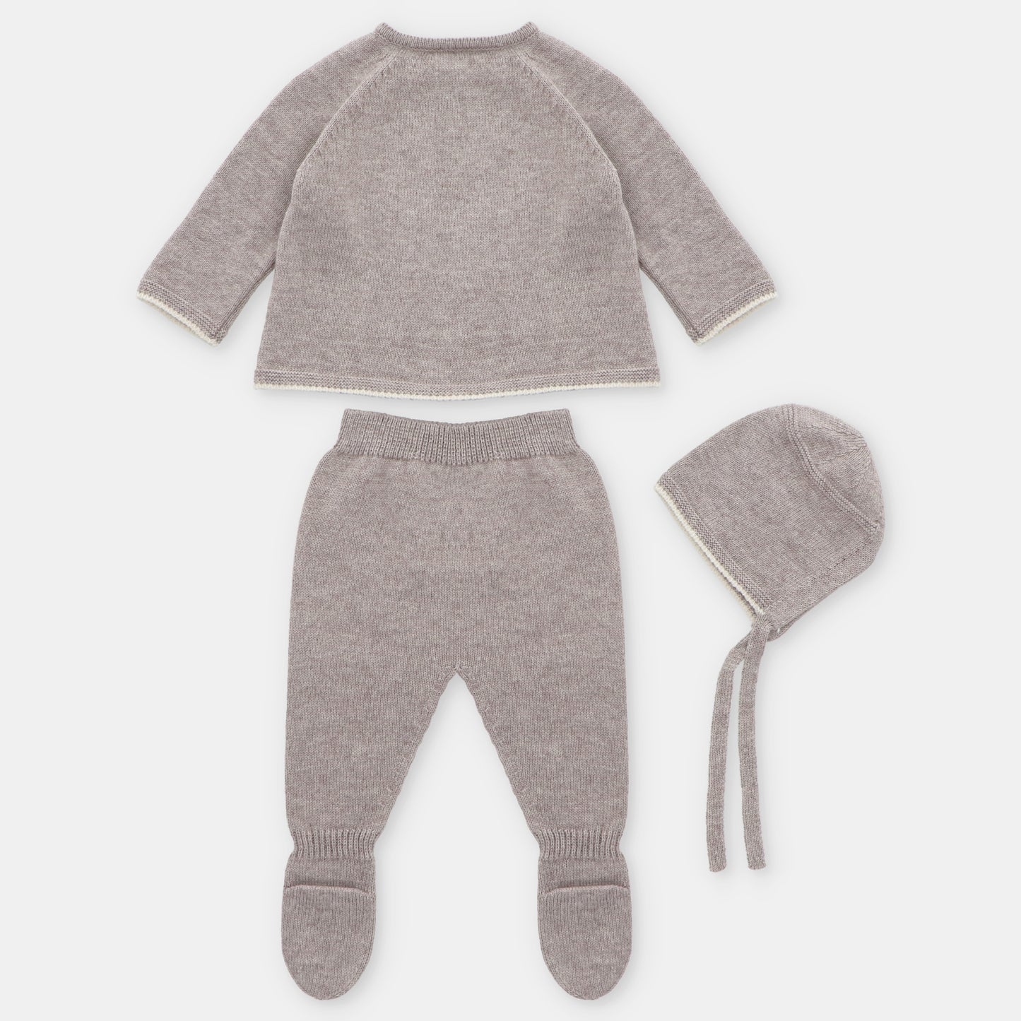 CONJUNTO DE PUNTO JUBÓN POLAINA y CAPOTA