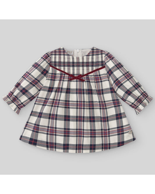CHECKERED DRESS "CHRISTMAS FW 23-24"