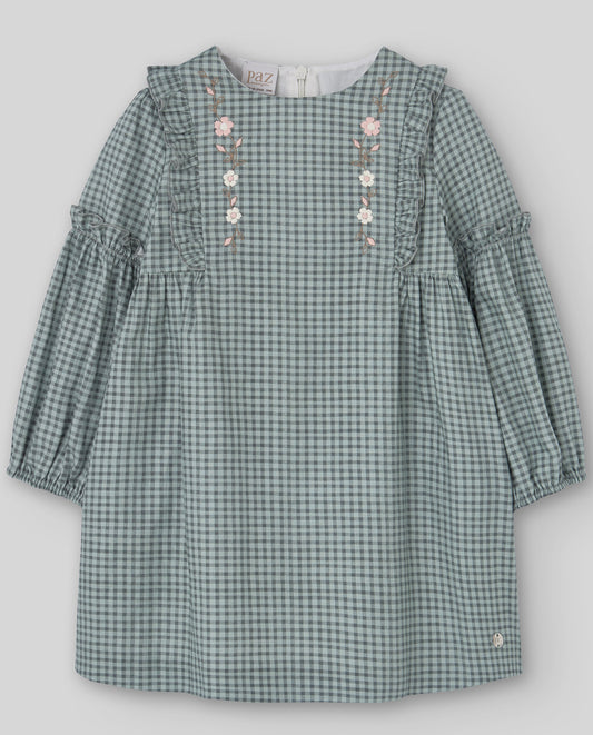 CHILDREN'S CHECKED DRESS "WONDERS"