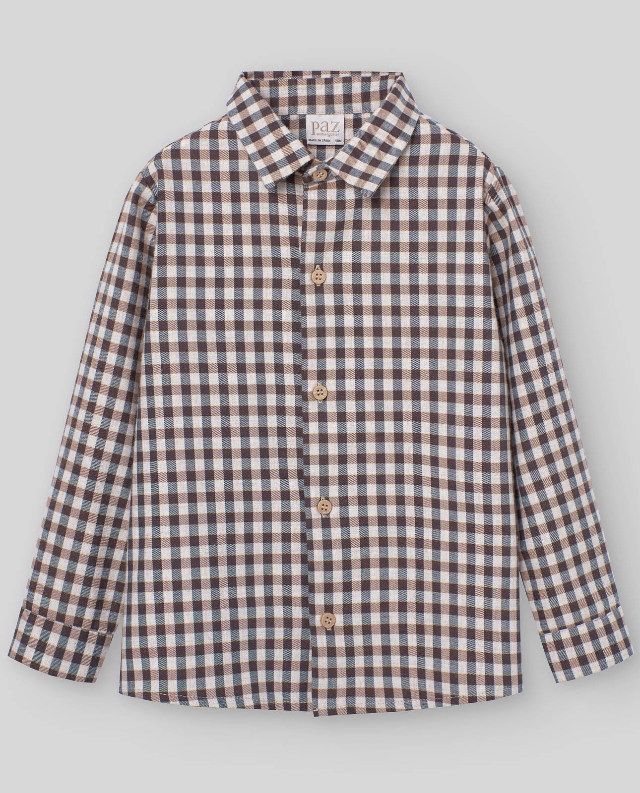 "CERVATILLO" checked shirt 