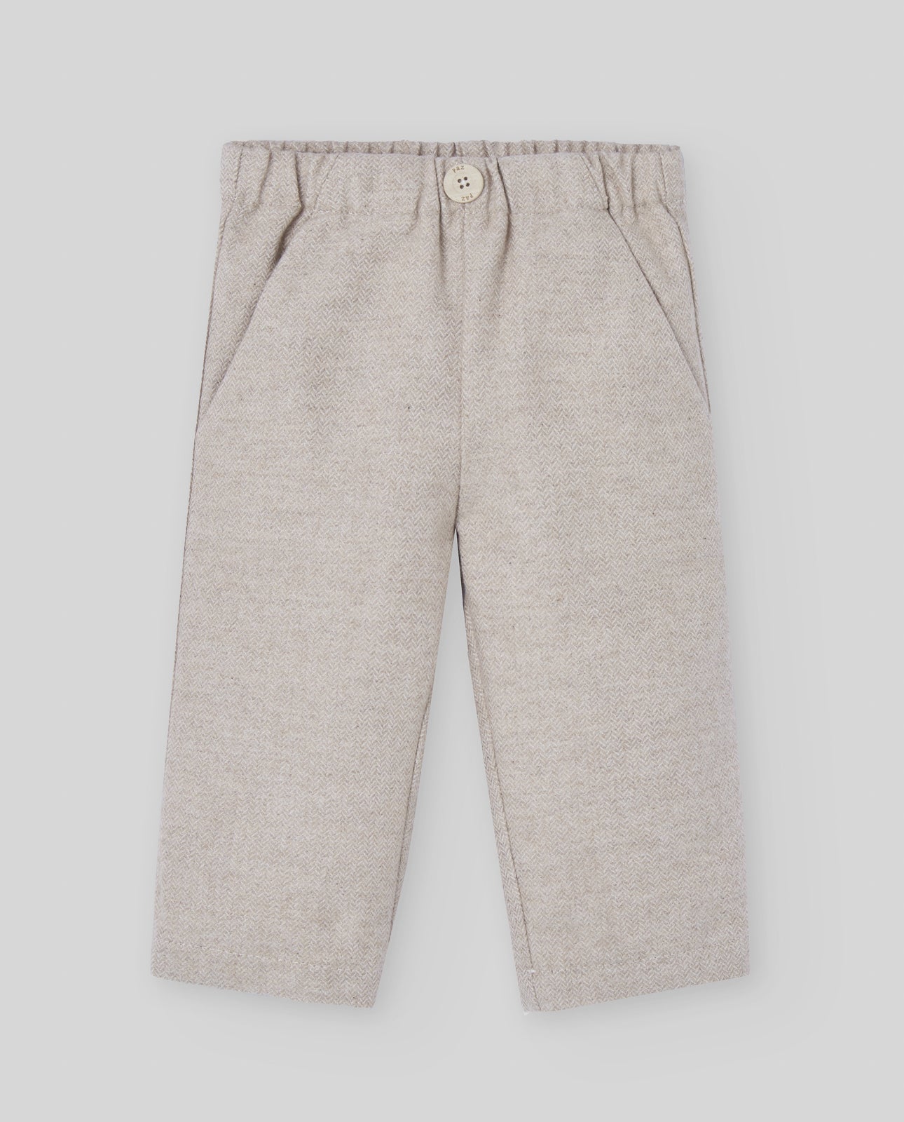 PANTALON LARGO TELA ESPIGA "PONY"