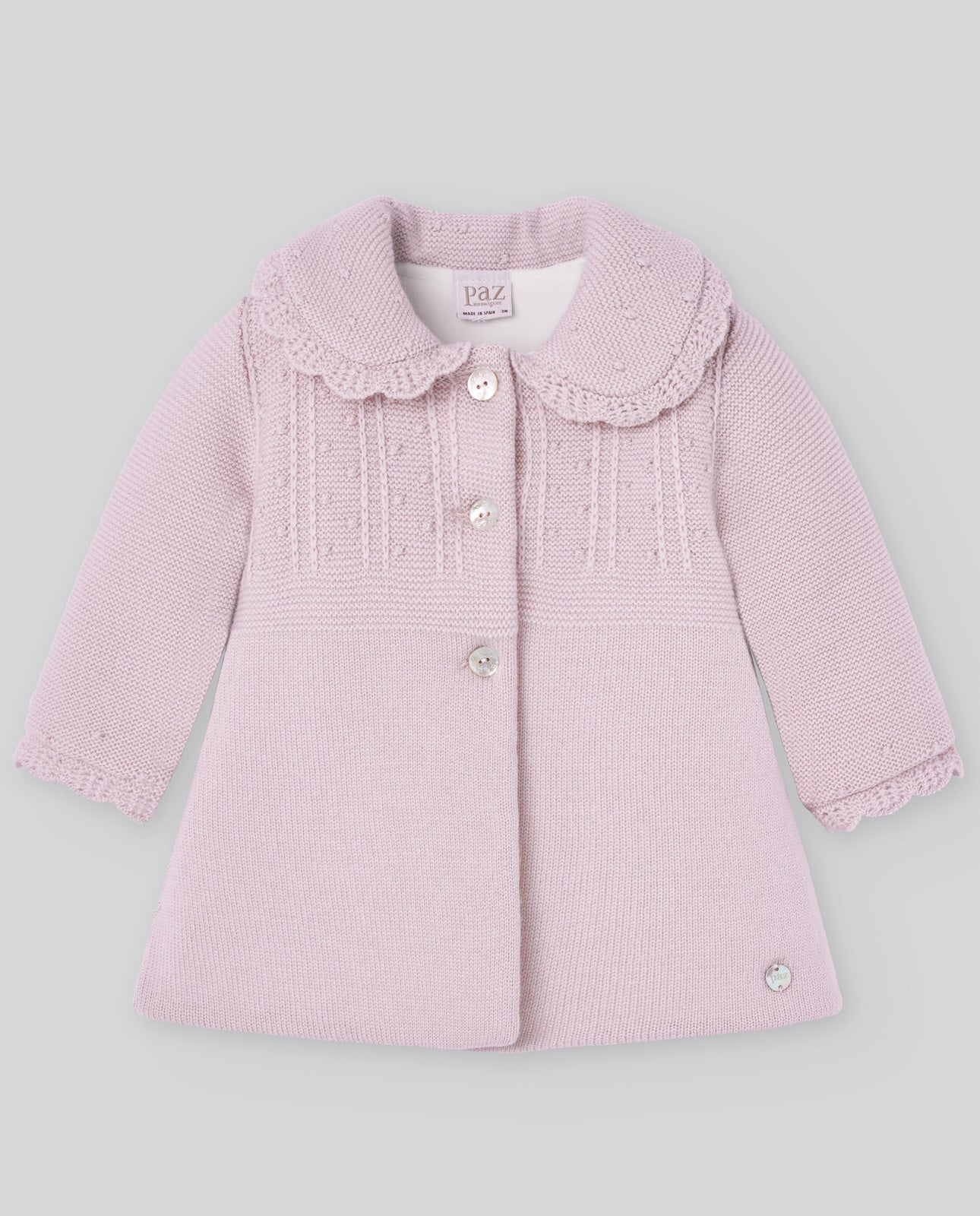"HEDGEHOG" KNITTED COAT