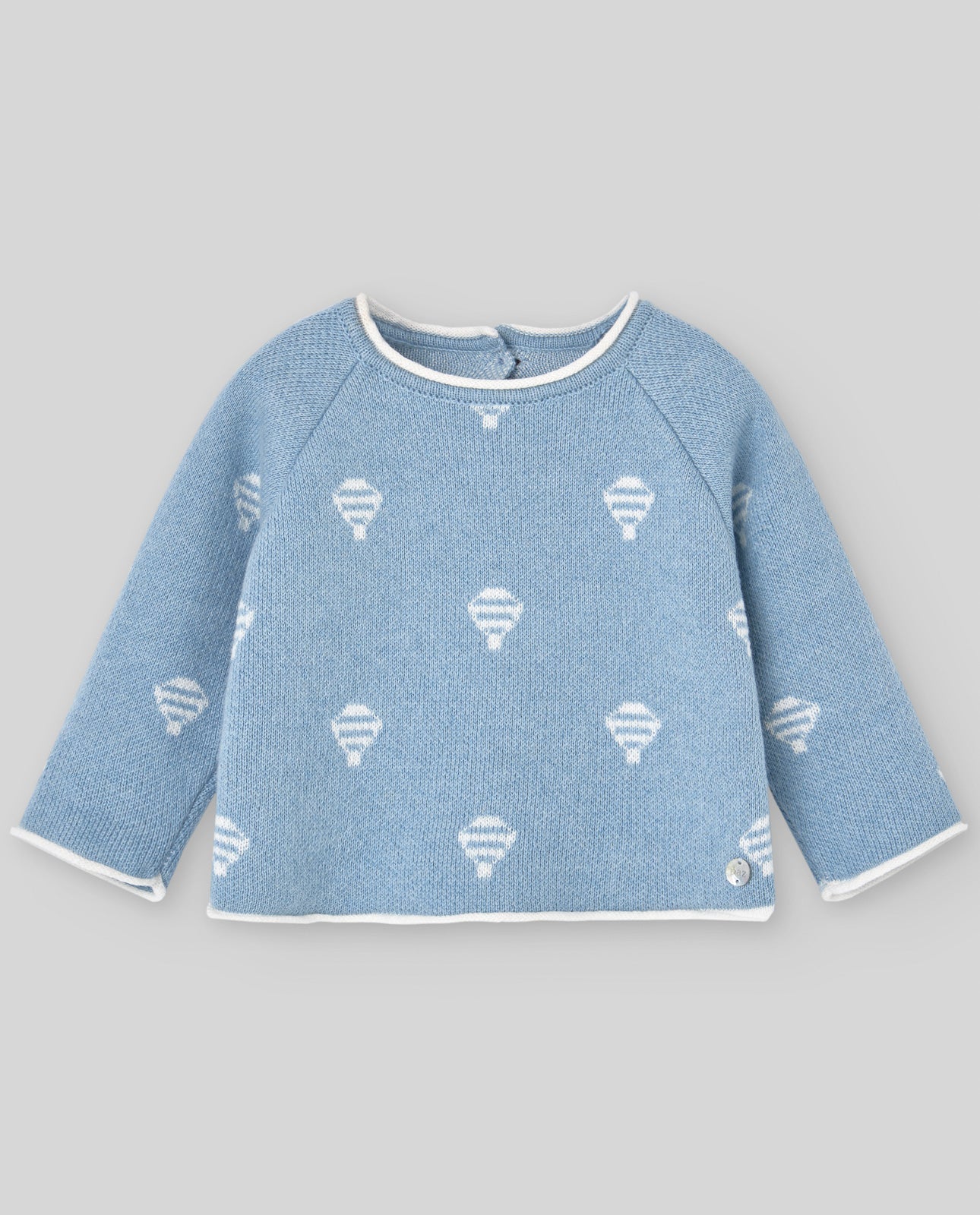 BABY SWEATER+PANTS ALG/CASH JACQUARD "VERNE"