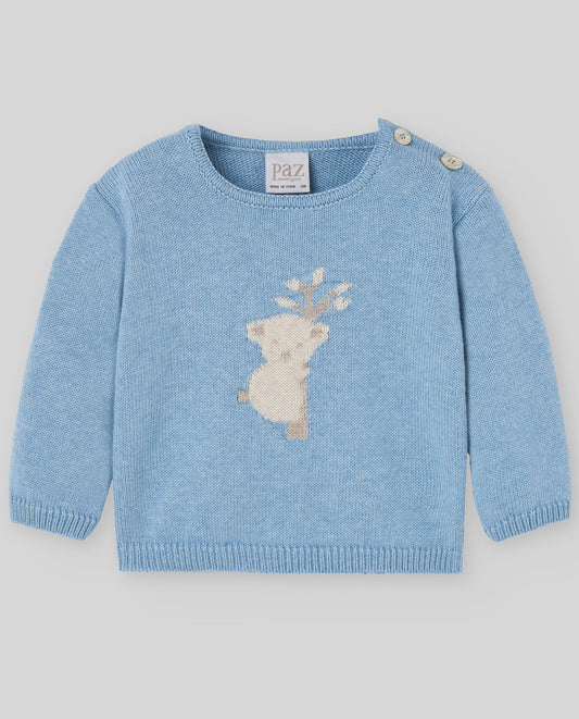 JERSEY EN PUNTO JACQUARD "KOALA"