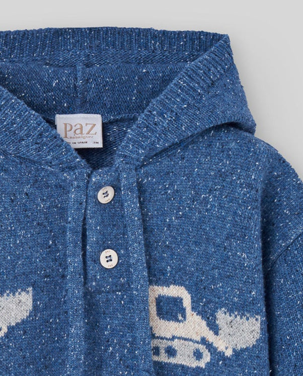 JERSEY CON CAPUCHA NIÑO "NOGAL"