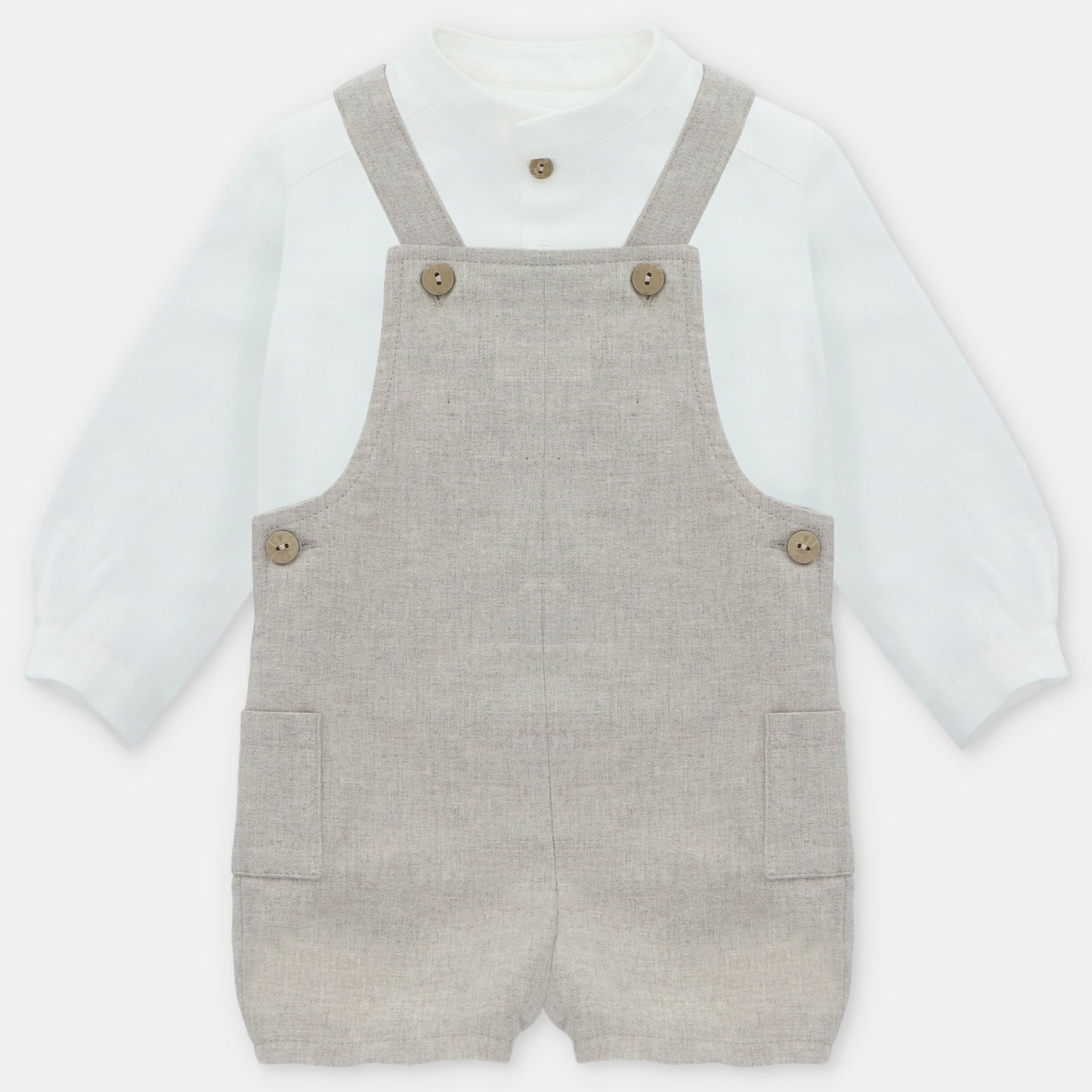 CONJUNTO CAMISA PETO TELA NIÑO NEWPORT