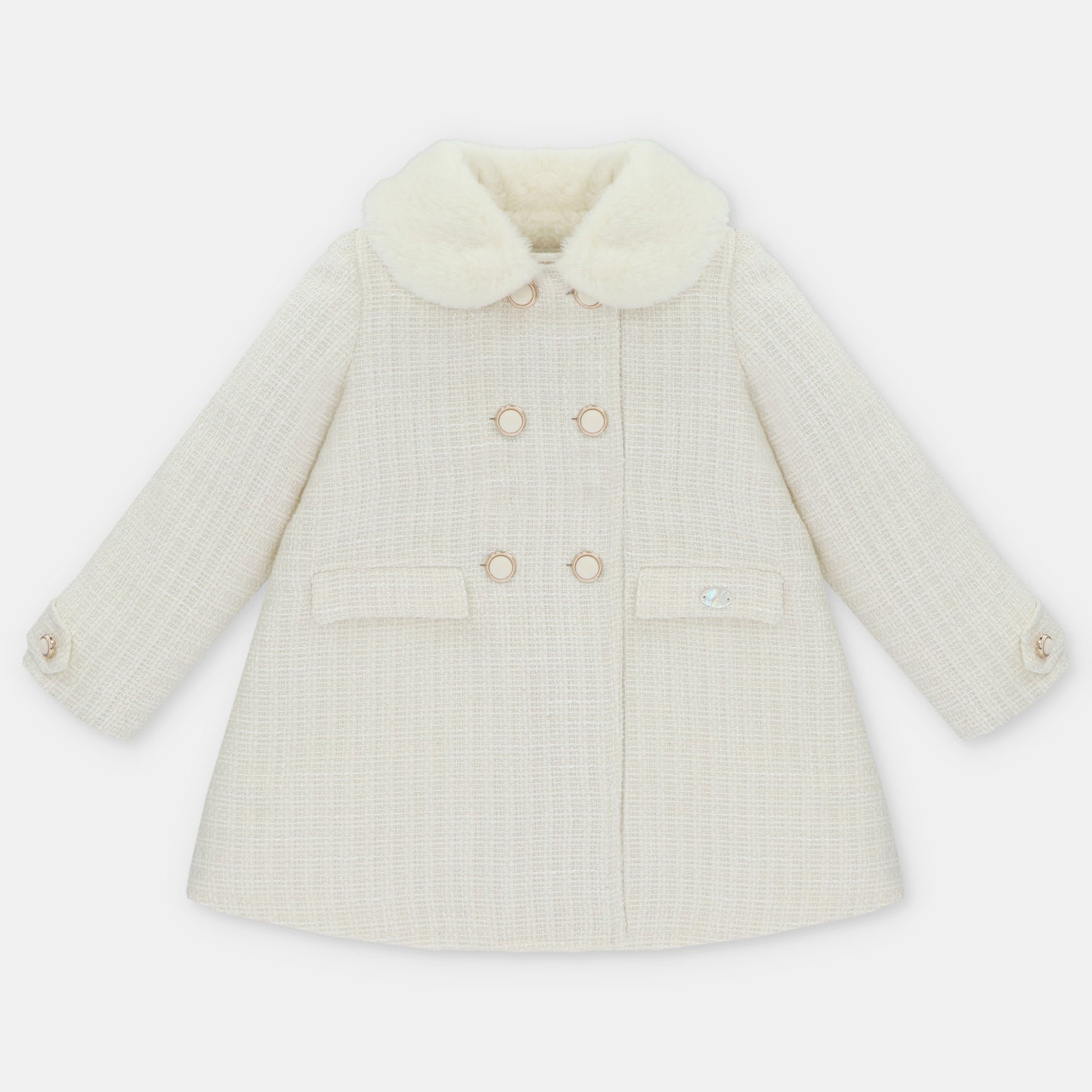 GIRL'S DERBY FABRIC COAT