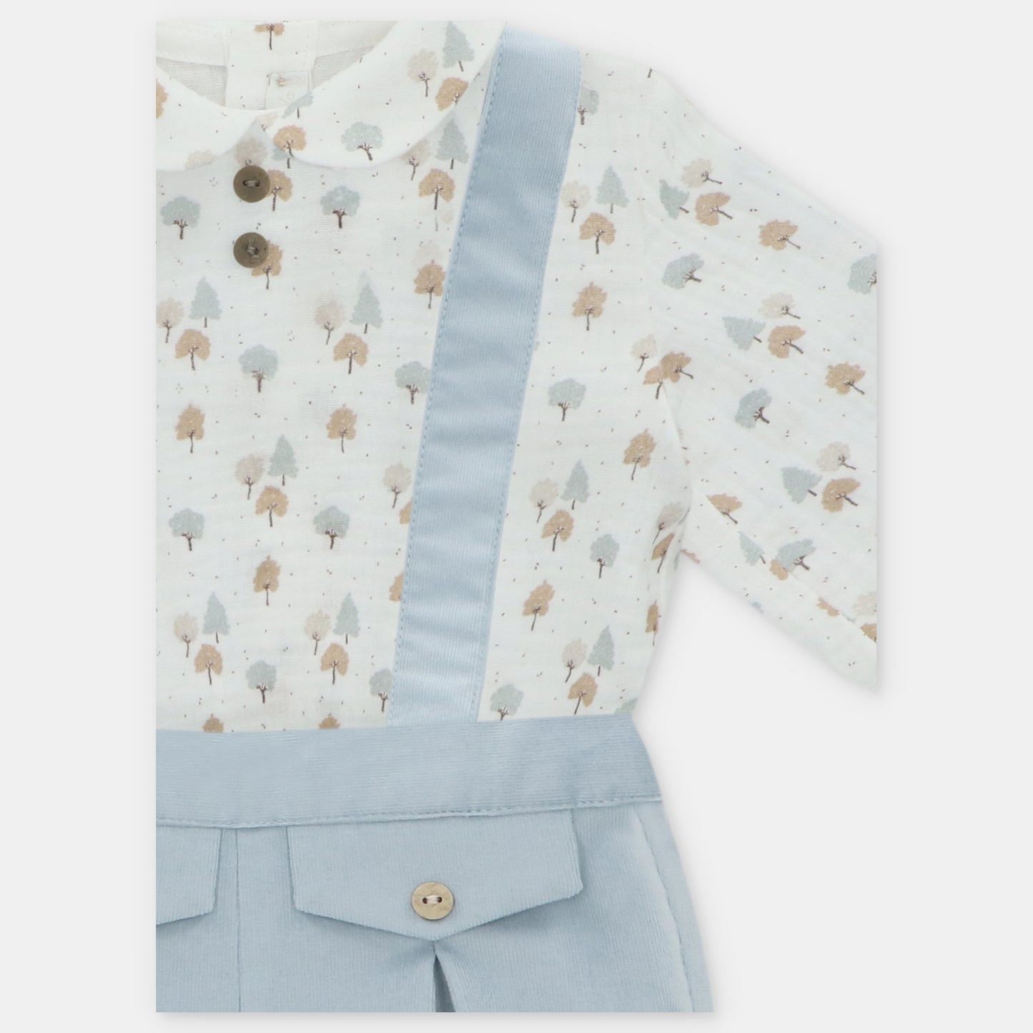 CONJUNTO CAMISA BOMBACHO TELA NIÑO SHEFFIELD