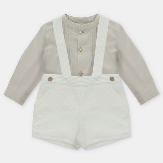 CONJUNTO CAMISA BOMBACHO TELA NIÑO SHERWOOD