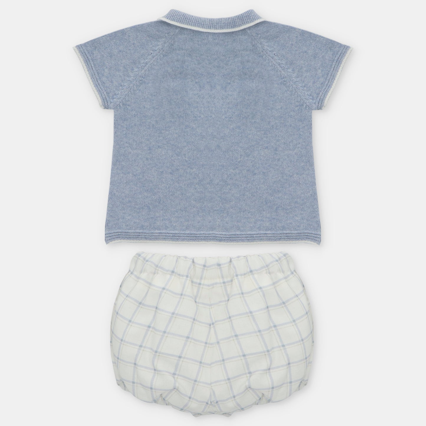 AREZZ BOY'S KNIT AND FABRIC POLO+PANTS