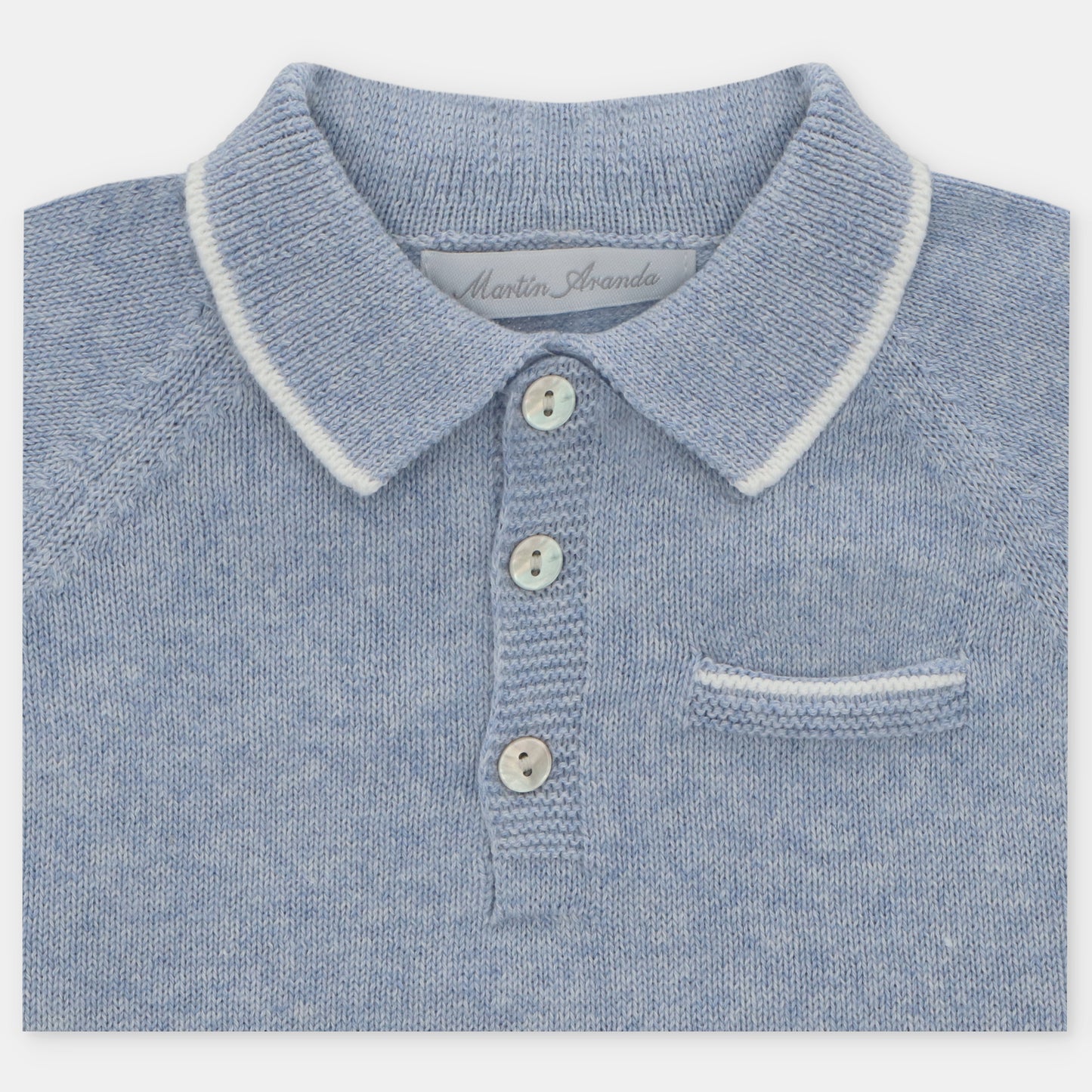 AREZZ BOY'S KNIT AND FABRIC POLO+PANTS