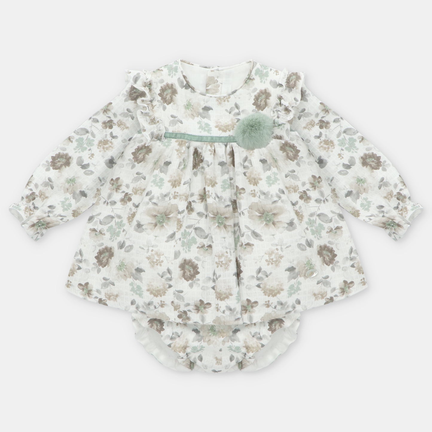 YORK GIRL'S FABRIC DRESS AND PANTIES SET