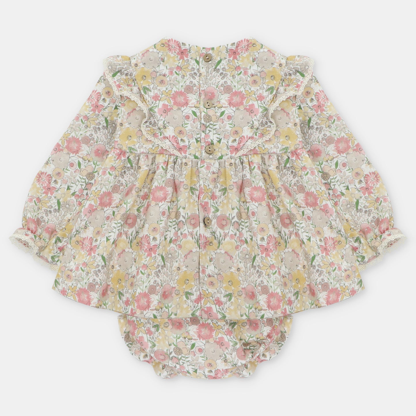 CONJUNTO VESTIDO BRAGA TELA NIÑA SHERWOOD