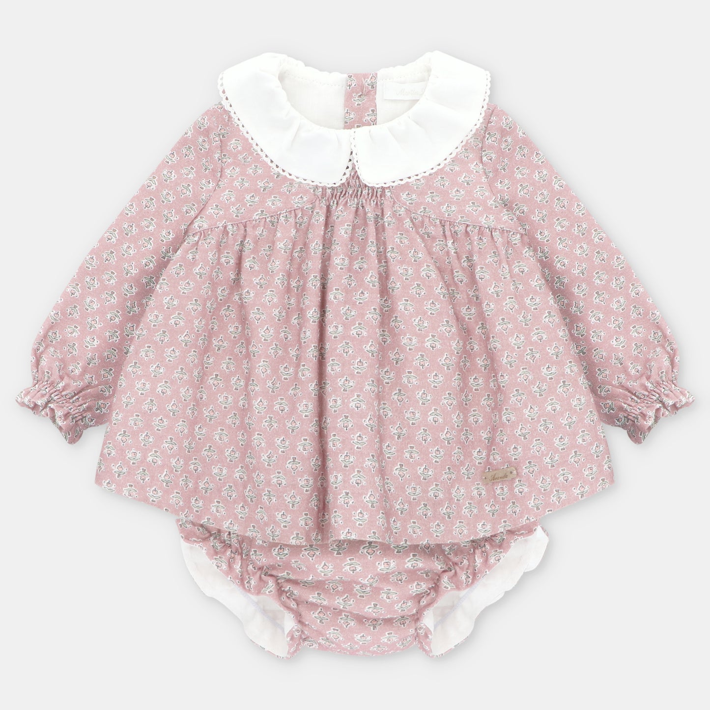 CONJUNTO VESTIDO BRAGA TELA ESTAMPADO NIÑA CARDIFF