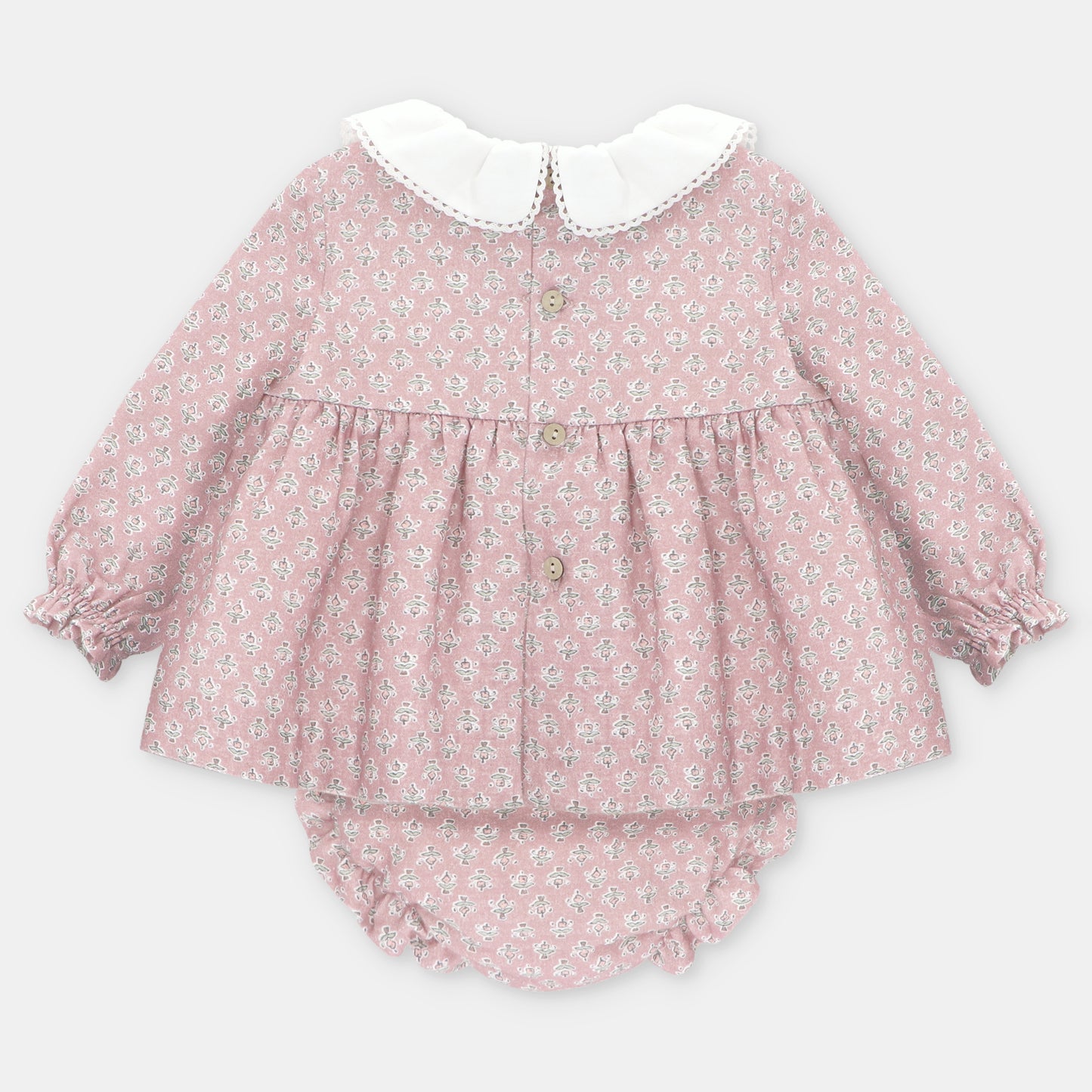 CONJUNTO VESTIDO BRAGA TELA ESTAMPADO NIÑA CARDIFF